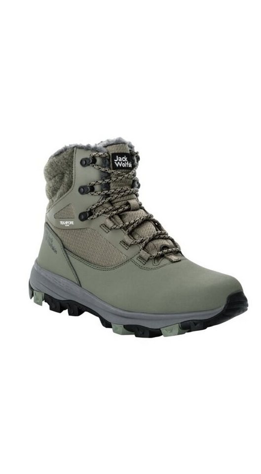 Jack Wolfskin Everquest High Texapore (warm, wasserdicht, PFC-Frei) olivegrün Herren Winterstiefel