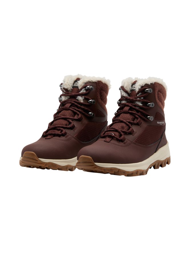 Jack Wolfskin EVERQUEST TEXAPORE HIGH W Outdoorwinterstiefel Winterboots, Winterstiefel, Snowboots, Winterschuhe, gefüttert (dark mahogany)