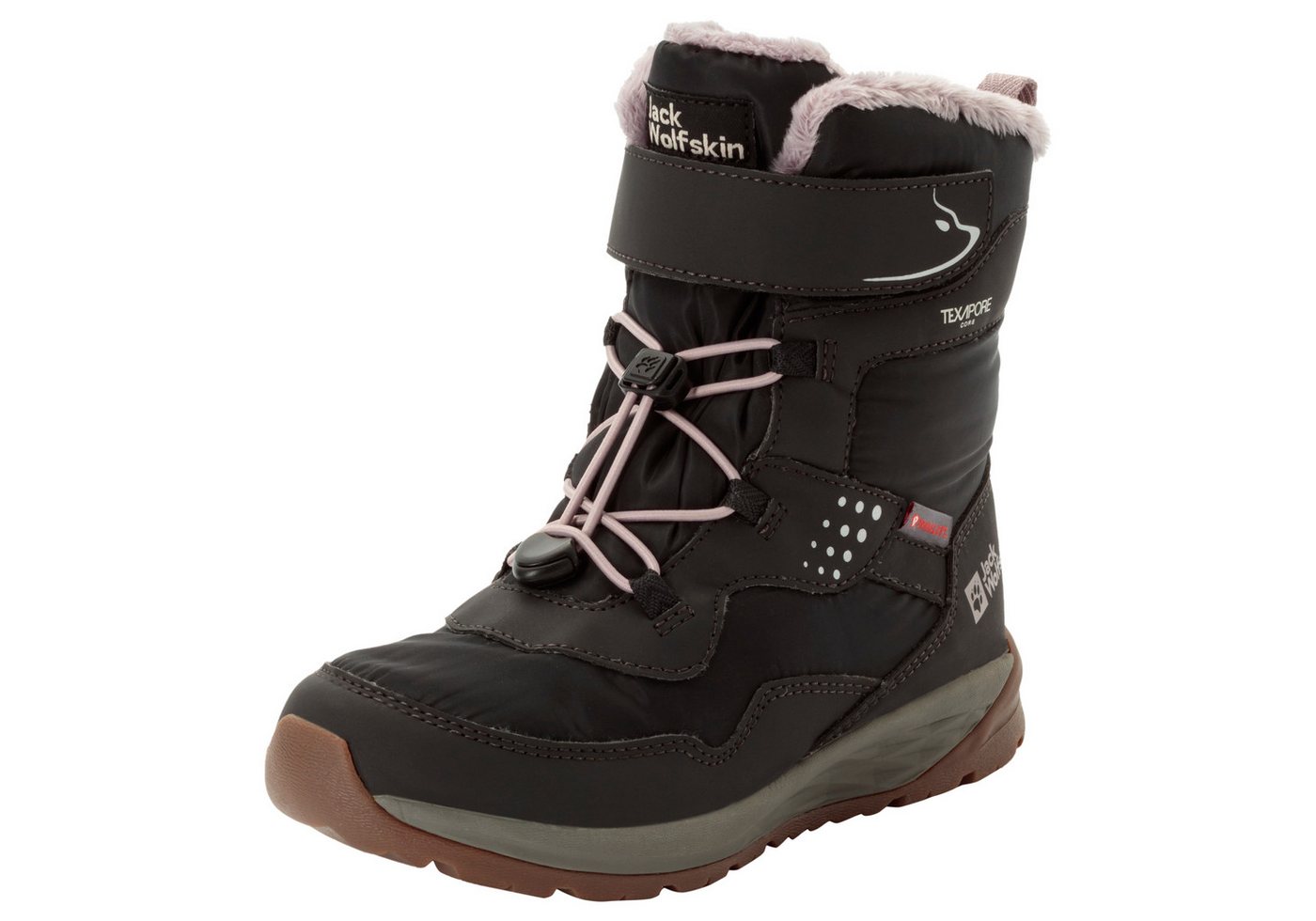 Jack Wolfskin POLAR BEAR-G TEXAPORE HIGH VC K Winterboots Snowboots, Winterstiefel, Winterschuhe, wasserdicht & gefüttert (phantom)