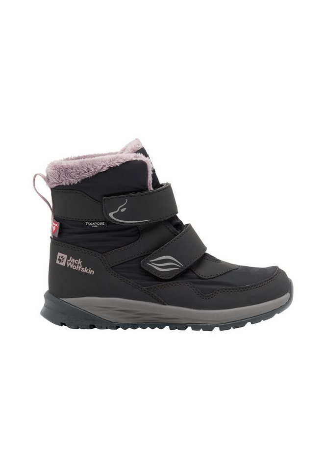 Jack Wolfskin POLAR BEAR-G TEXAPORE MID VC K Winterstiefel Kinder-Winterstiefel, wasserdicht, warm gefüttert
