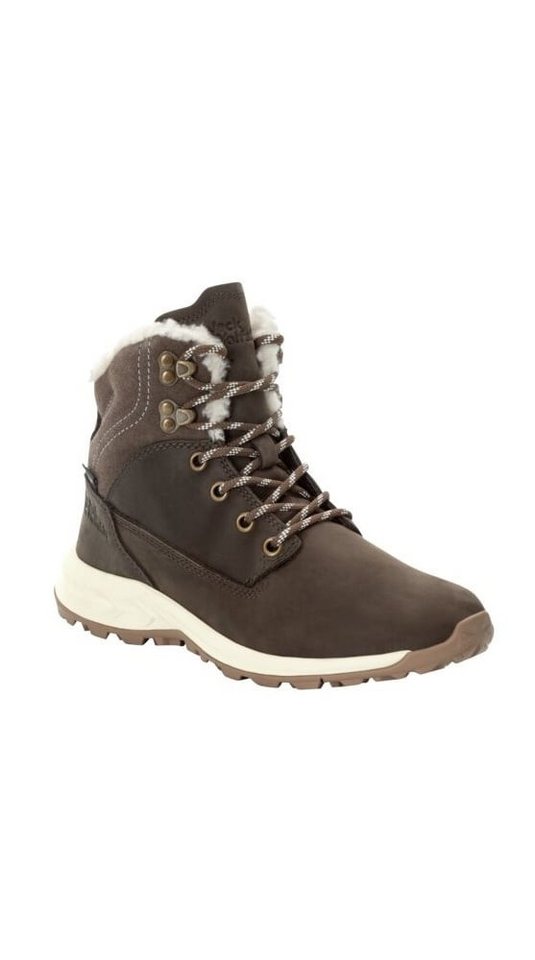 Jack Wolfskin Queenstown City Texapore Mid (Leder, wasserdicht) dunkelbraun Damen Winterstiefel