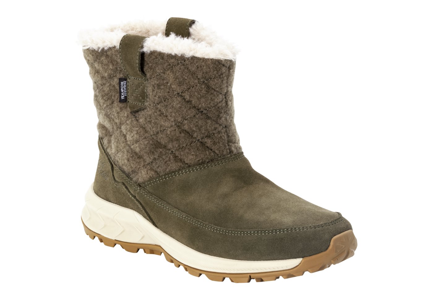 Jack Wolfskin QUEENSTOWN TEXAPORE BOOT W Schlupfboots Winterboots, Snowboots, Winterschuhe, wasserdicht und gefüttert