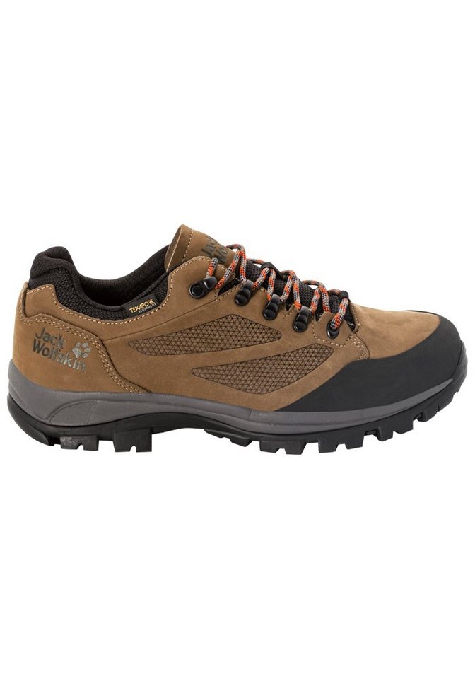 Jack Wolfskin REBELLION TEXAPORE LOW M Trekkingschuh (braun/rot)
