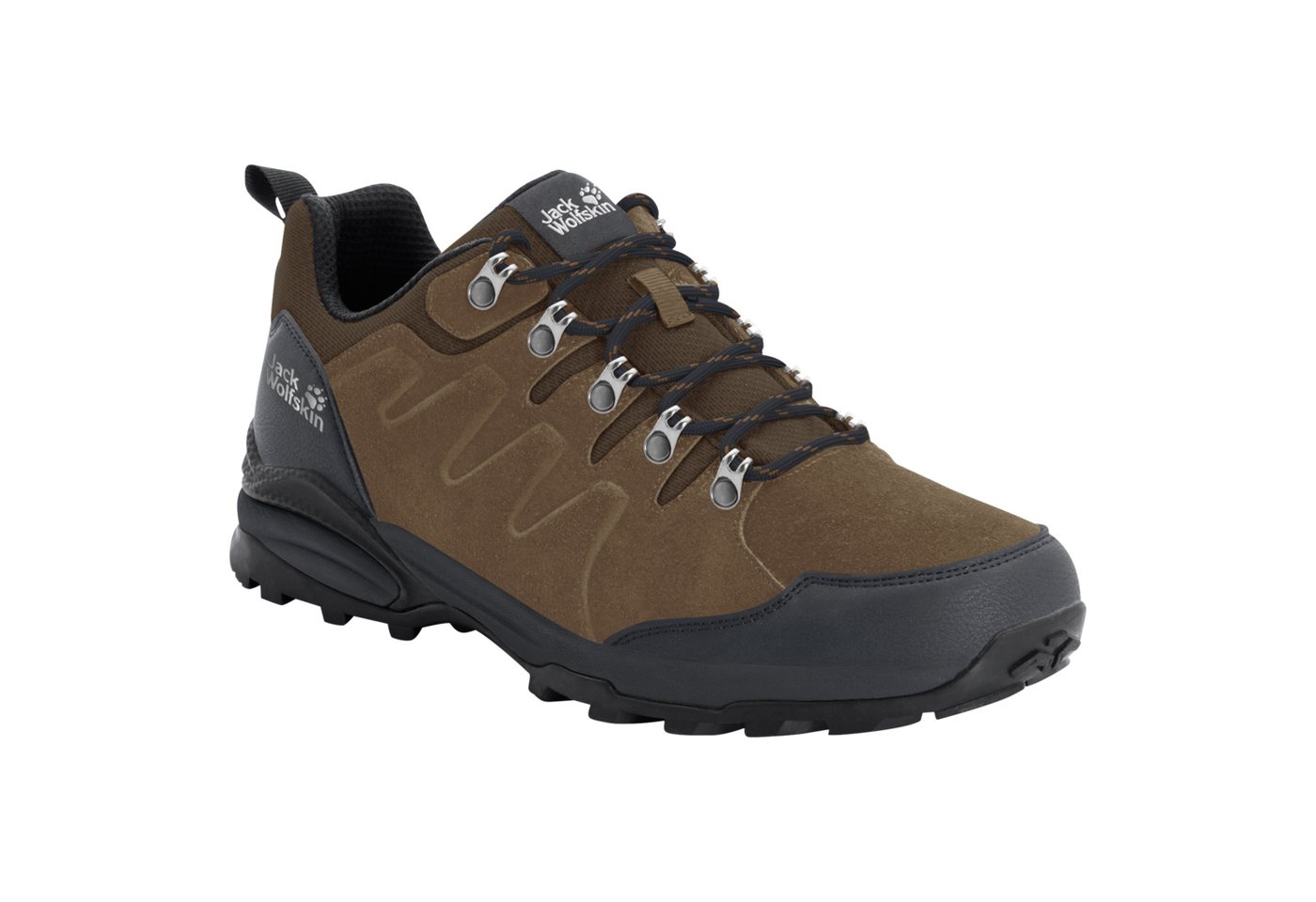 Jack Wolfskin REFUGIO TEXAPORE LOW M Wanderschuh wasserdicht, Trekkingschuh