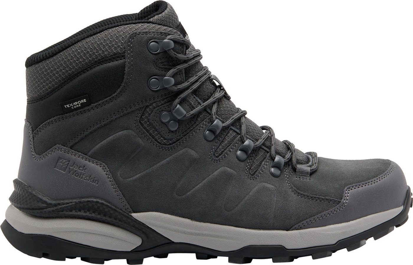 Jack Wolfskin REFUGIO TEXAPORE MID M Hikingschuh (slate)