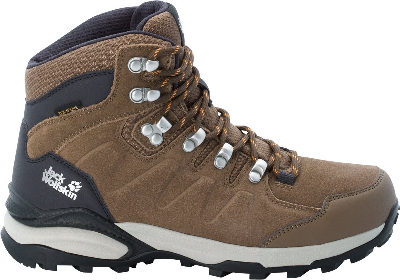 Jack Wolfskin REFUGIO TEXAPORE MID W Hikingschuh (braun)