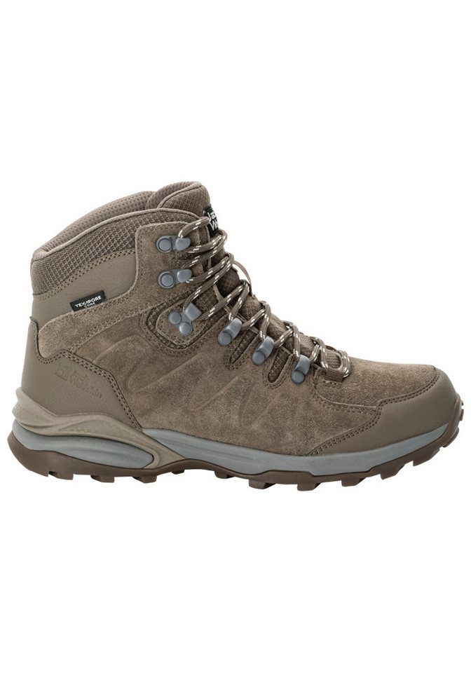 Jack Wolfskin REFUGIO TEXAPORE MID W Hikingschuh (chestnut)