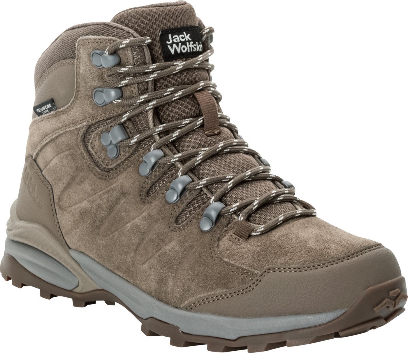 Jack Wolfskin REFUGIO TEXAPORE MID W Wanderschuh wasserdicht, Trekkingschuh