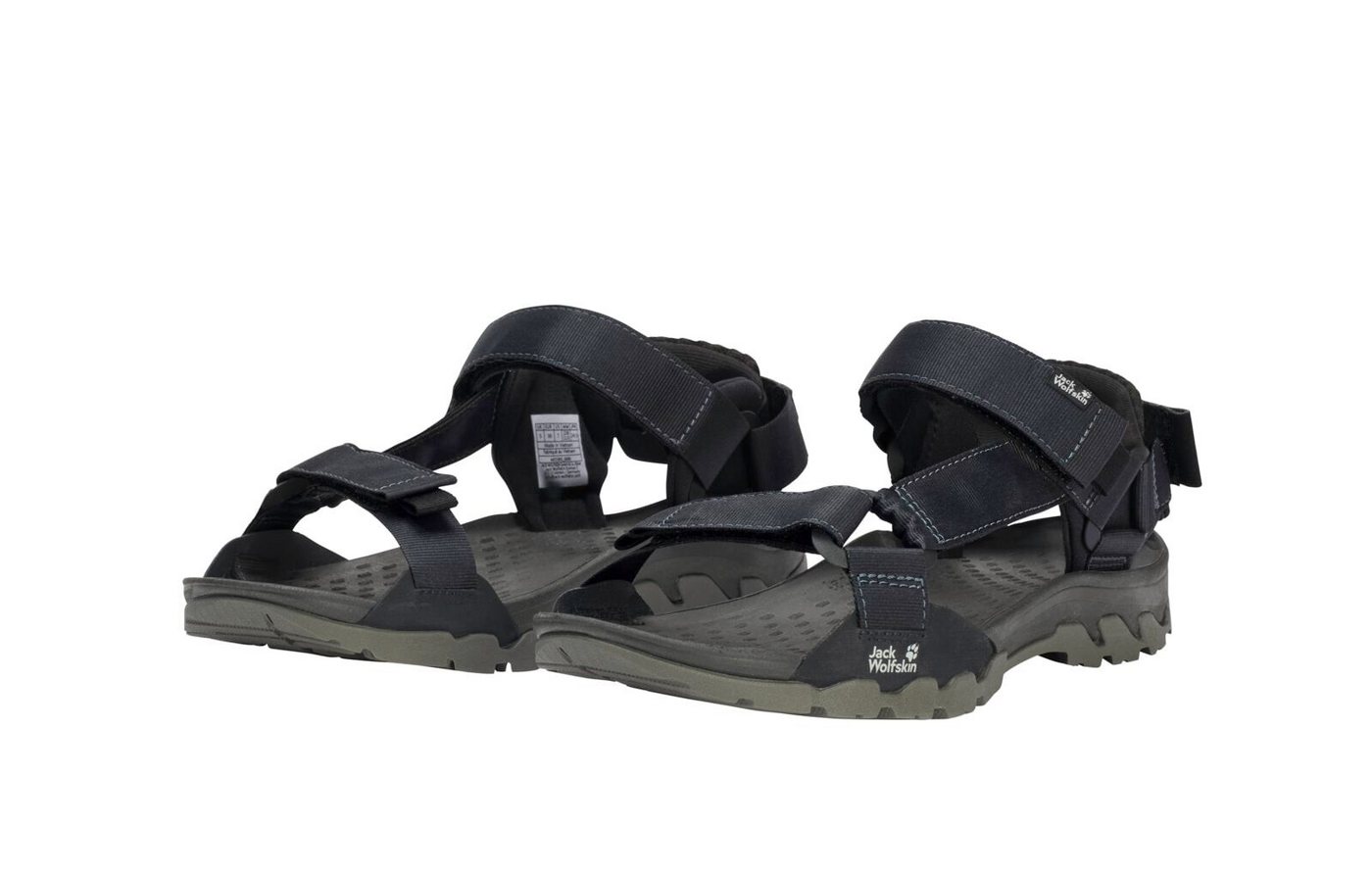 Jack Wolfskin Ridge schwarz Damen Sandale