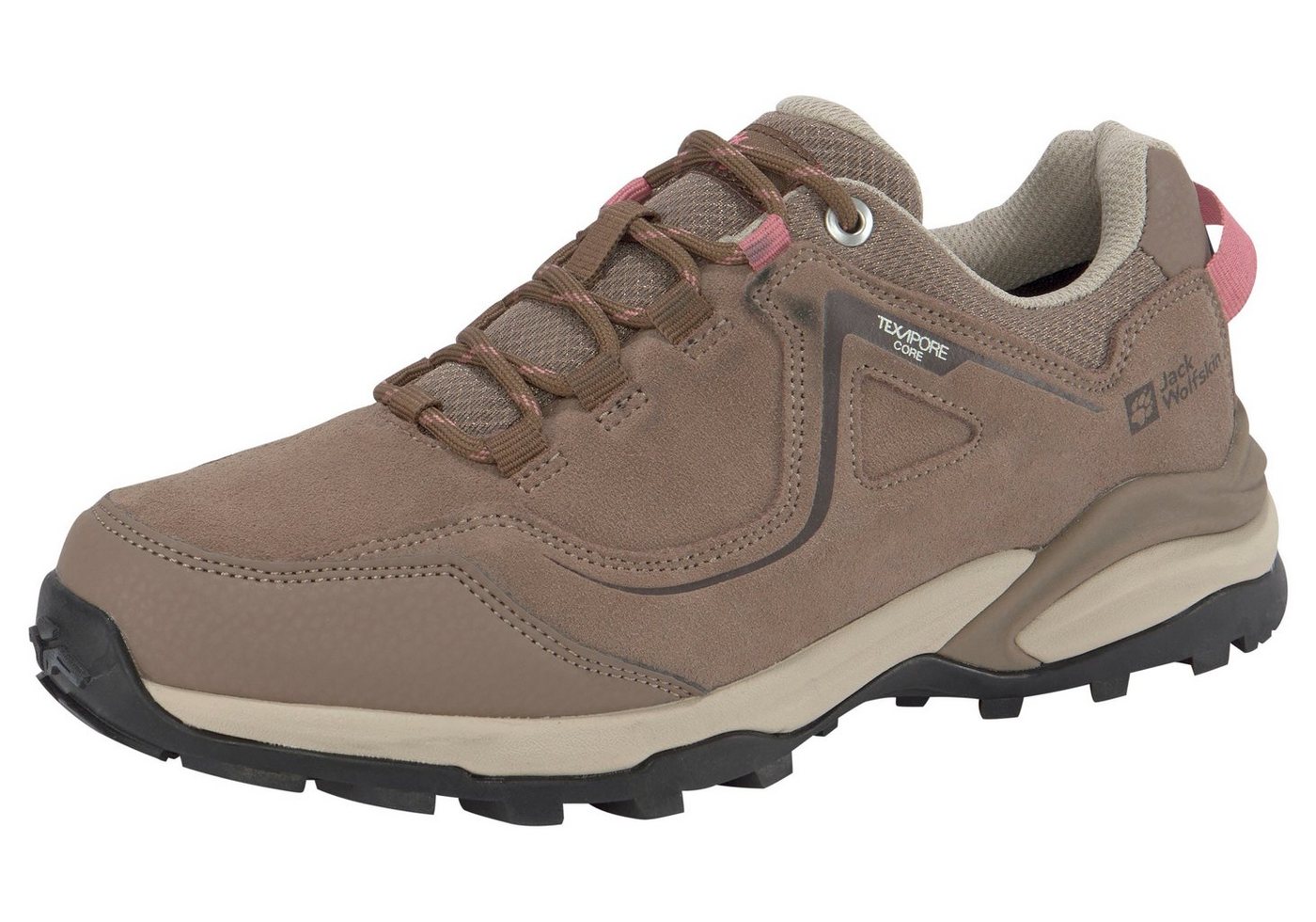 Jack Wolfskin SUNSET HIKE TEXAPORE LOW W Wanderschuh wasserdicht, Trekkingschuh