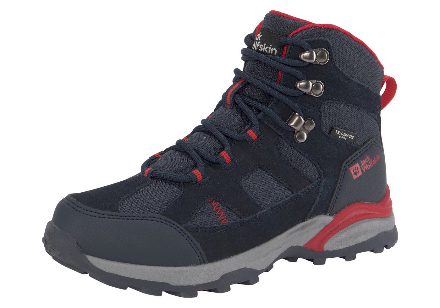 Jack Wolfskin TRAIL HIKER TEXAPORE MID K Wanderschuh wasserdicht, Trekkingschuh