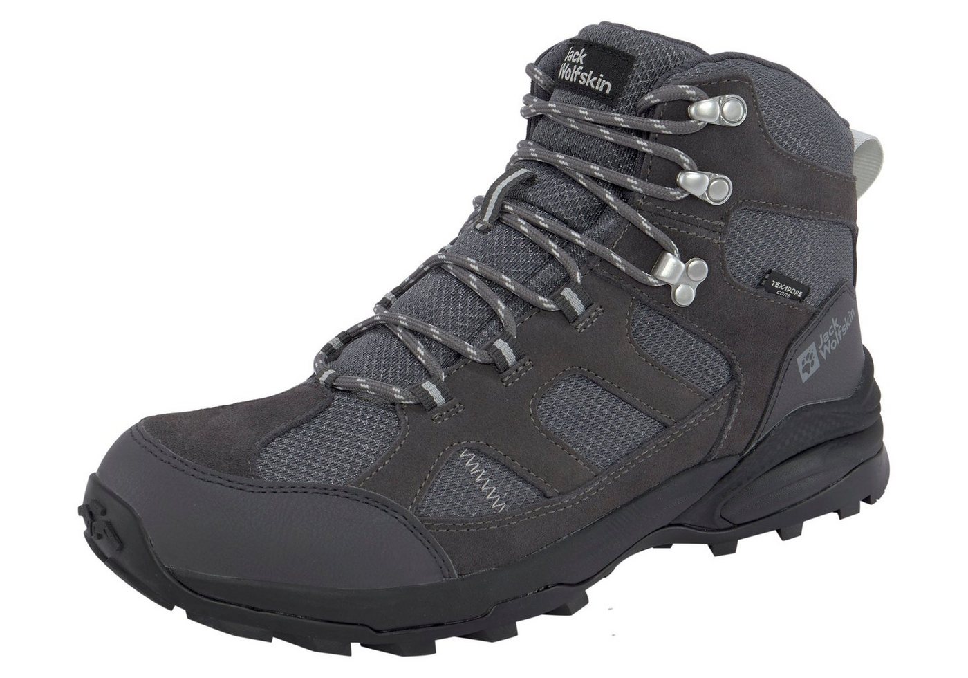 Jack Wolfskin TRAIL HIKER TEXAPORE MID M Wanderschuh wasserdicht, Trekkingschuh