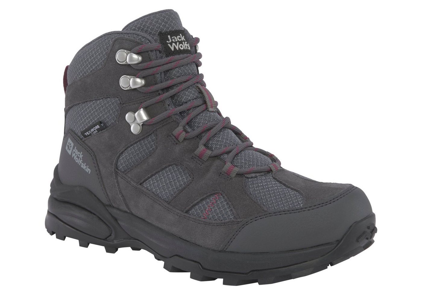 Jack Wolfskin TRAIL HIKER TEXAPORE MID W Wanderschuh wasserdicht, Trekkingschuh
