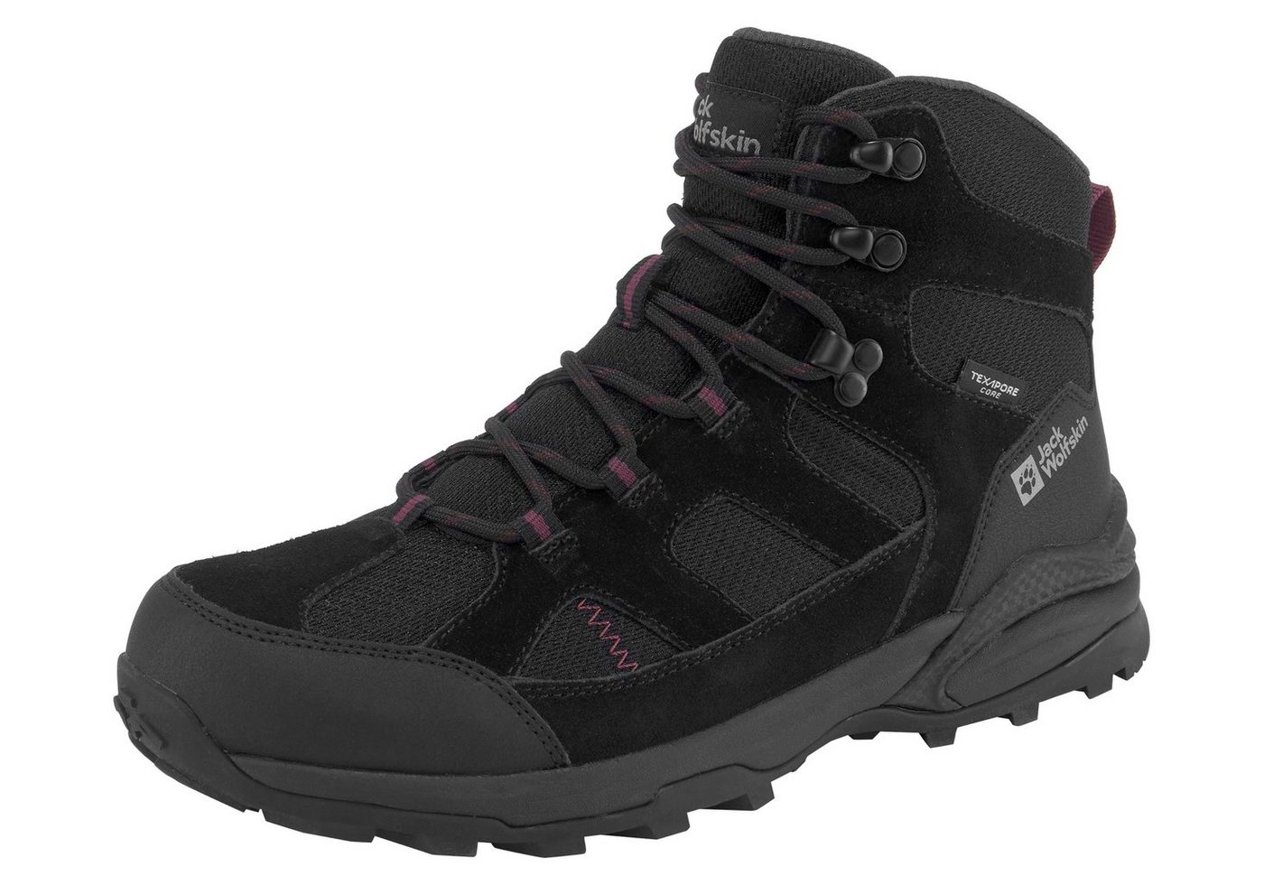 Jack Wolfskin TRAIL HIKER TEXAPORE MID W Wanderschuh wasserdicht, Trekkingschuh