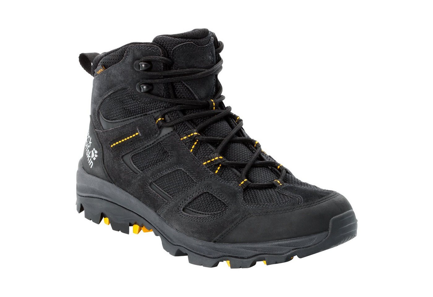 Jack Wolfskin Vojo 3 Mid Texapore (wasserdicht) schwarz Herren Wanderschuh