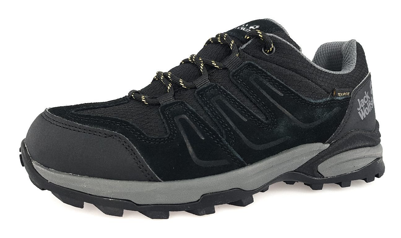 Jack Wolfskin Wanderschuh Outdoorschuh (schwarz)