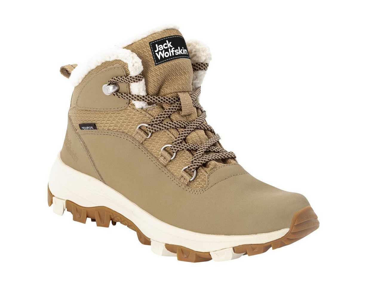 Jack Wolfskin Winterschuhe Everquest Mid Texapore (warm,wasserdicht,PFC-Frei) Winterstiefel (braun)