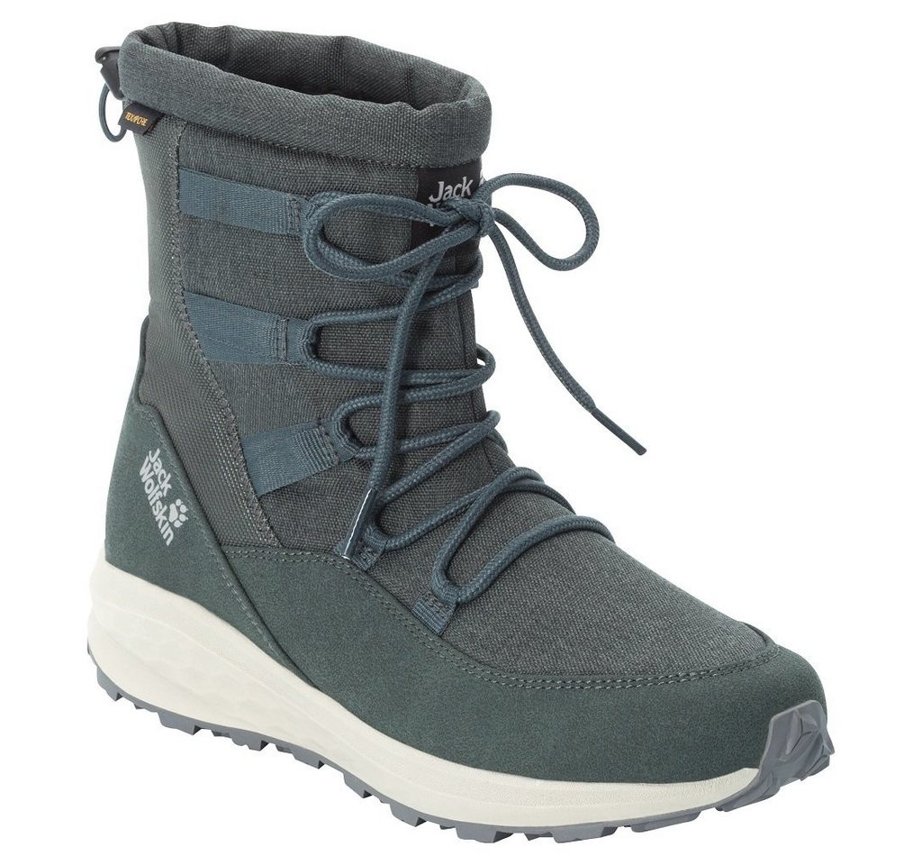 Jack Wolfskin Winterschuhe Nevada Mid Texapore (Fleecefutter, leicht) grün Damen Winterstiefel