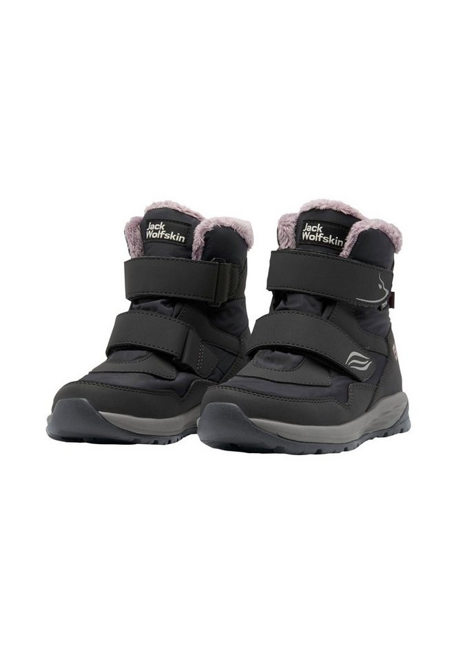 Jack Wolfskin Winterschuhe Polar Bear-G Texapore Mid VC (wasserdicht, atmungsaktiv) Wanderschuh (schwarz)