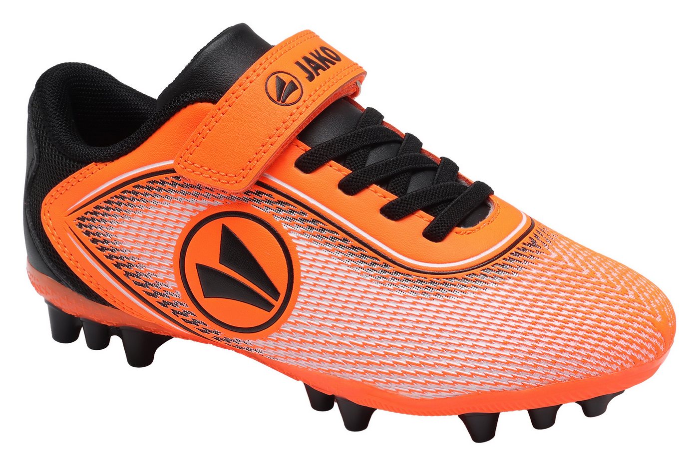 Jako J-SFG COURSE EV Fußballschuh für Rasenplätze (orange/schwarz)