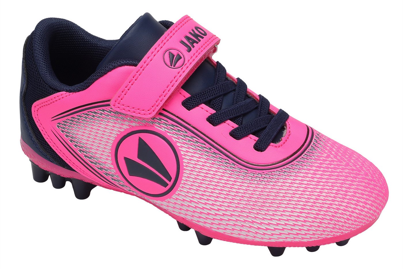Jako J-SFG COURSE EV Fußballschuh für Rasenplätze (rosa/blau)