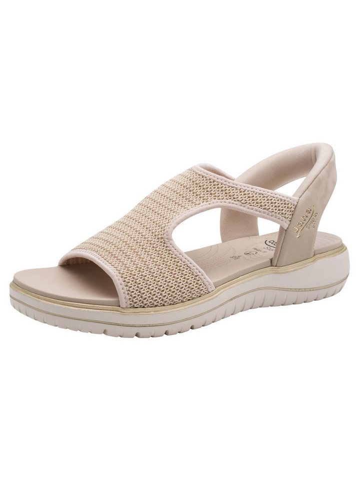 Jana Coshy STEP IN Frauen kein Absatz 8-28775-46 Plateausandaletten (beige/braun)