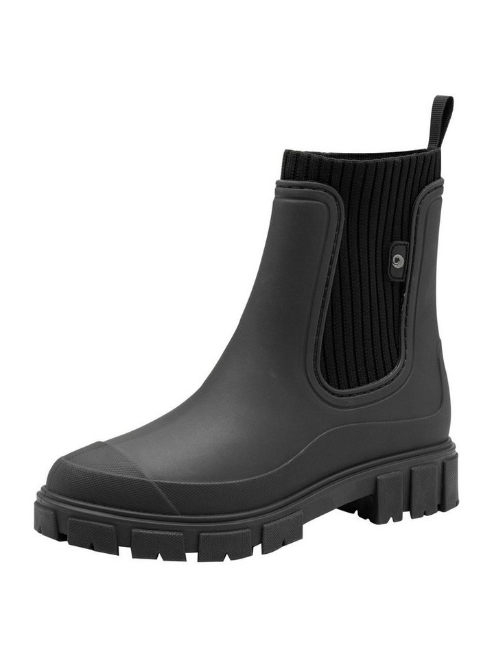 Jana Coshy Vegan, Mehrweite flach kein Absatz Stiefelette Vegan