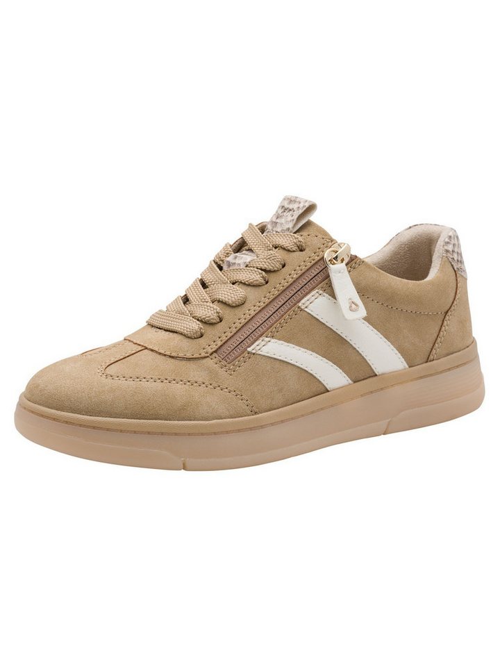 Jana Mehrweite kein Absatz 8-23784-44 Sneaker (beige/braun)