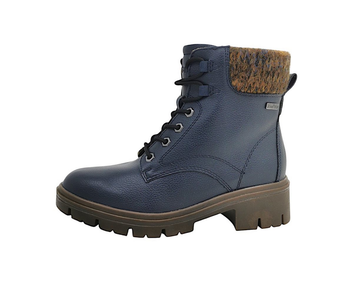 Jana Schnürstiefel Schnürstiefelette (blau)