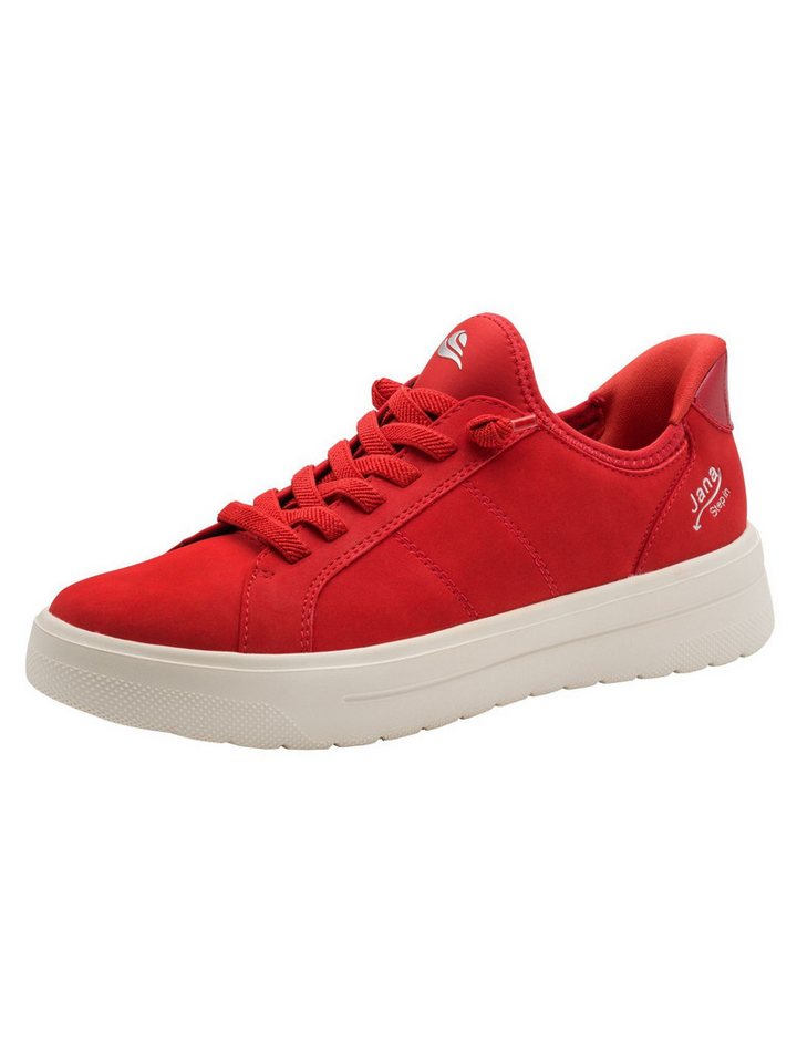 Jana Slip-On Sneaker Vegan (rot/weiß)