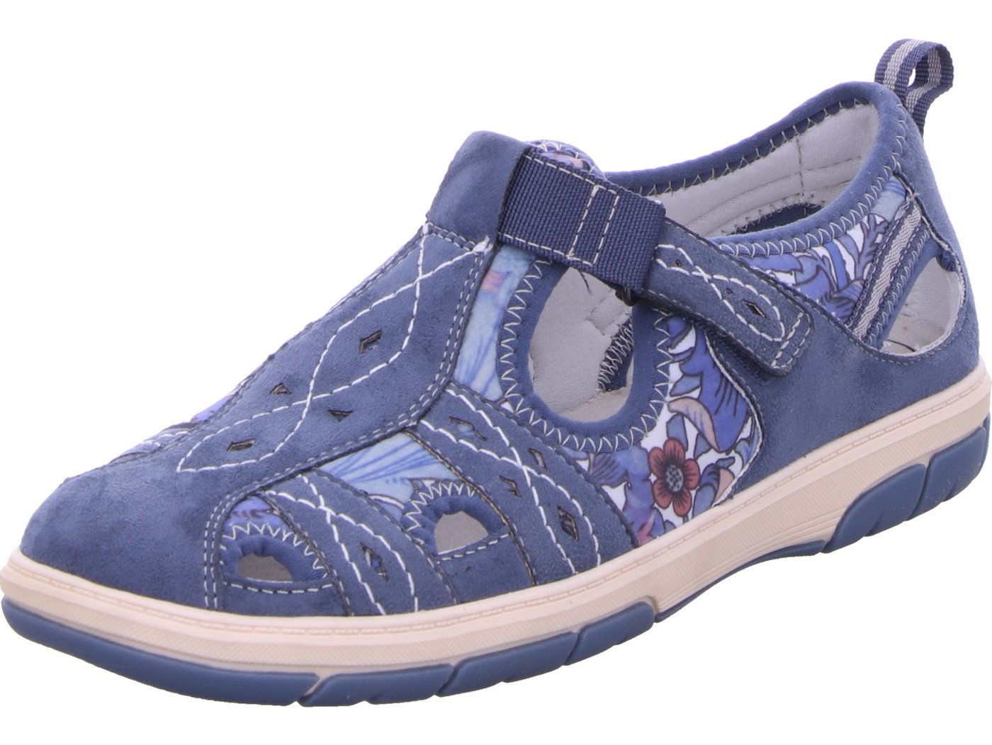 Jana Slipper 100% vegan (blau)