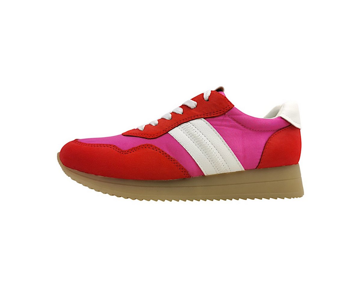 Jana sportlicher Schnürer Schnürschuh (rot)