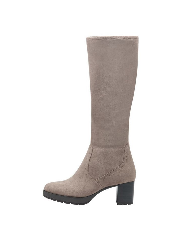 Jana Vegan, Mehrweite mit Blockabsatz Blockabsatz Stiefel Vegan (braun)