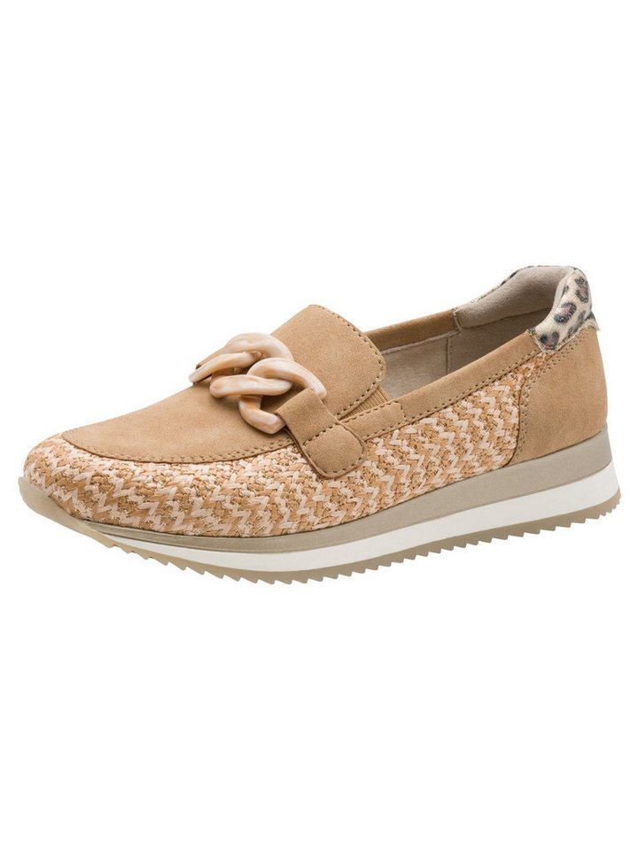 Jana Vegan, Mehrweite flach kein Absatz 8-24766-42 Slipper Vegan (braun)
