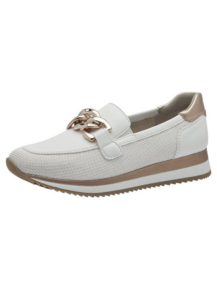 Jana Vegan, Mehrweite flach kein Absatz 8-24766-42 Slipper Vegan (weiß)