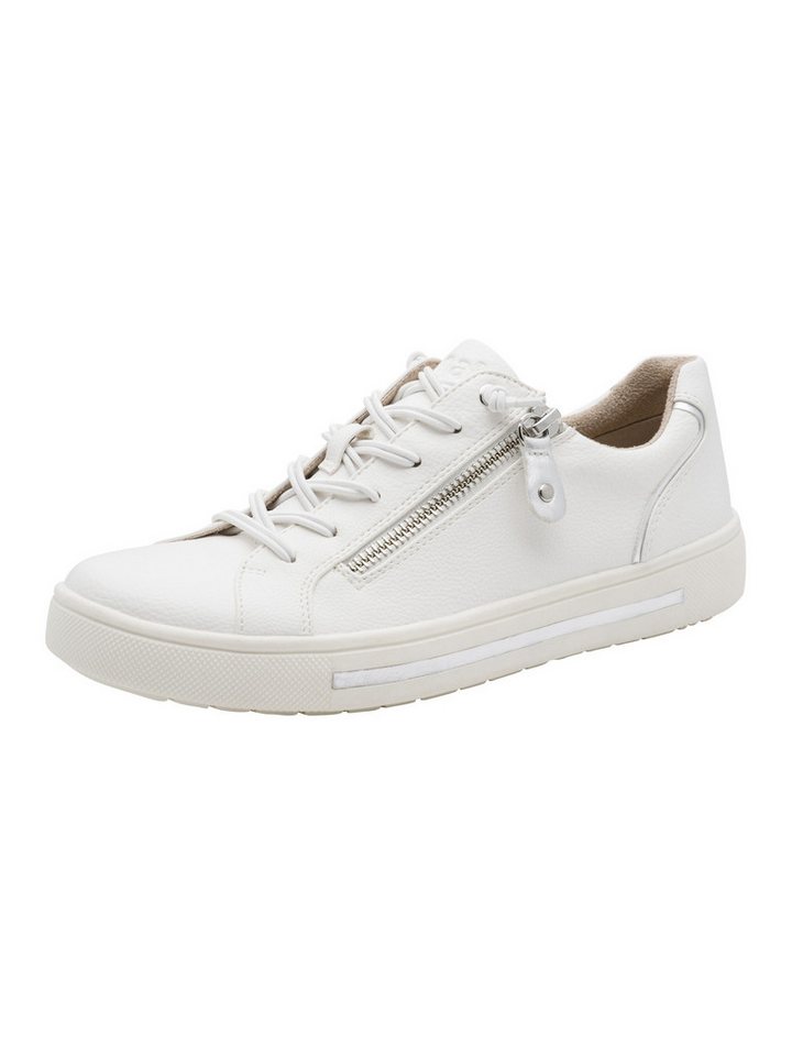 Jana Vegan, Mehrweite mit Absatz kein Absatz 8-23660-42 Sneaker Vegan (weiß)