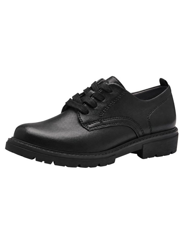 Jana Vegan, Mehrweite mit Blockabsatz Blockabsatz Schnürschuh Vegan