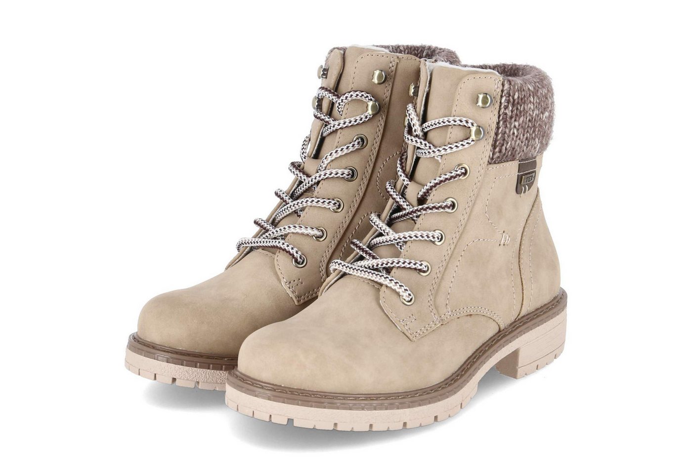 Jane Klain 252953000/328 Damen Textil & Synthetik braun Winterstiefel