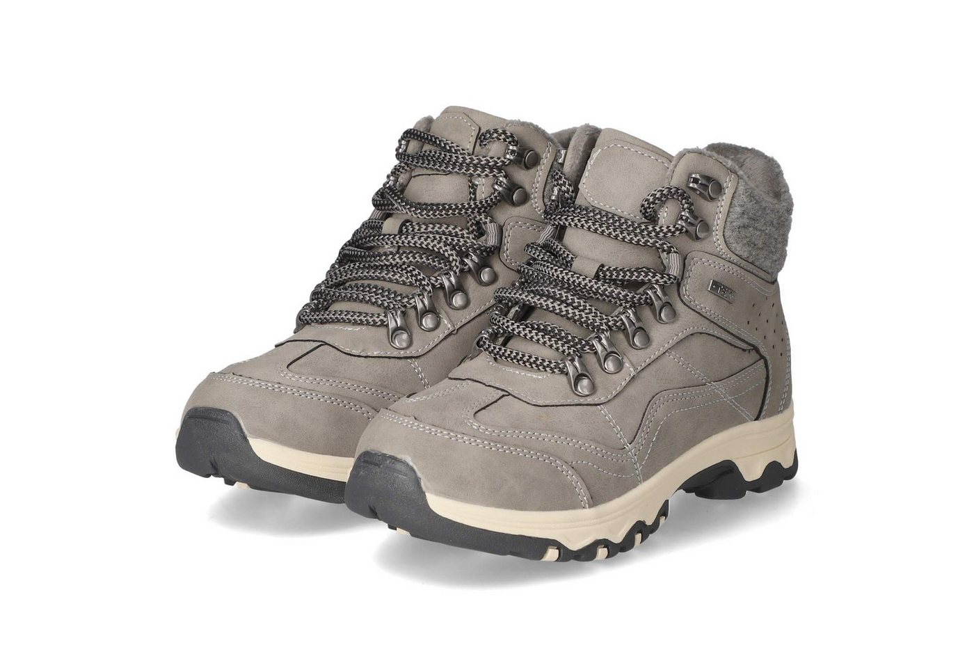 Jane Klain 252968000/228 Damen Textil & Synthetik grau Winterstiefel