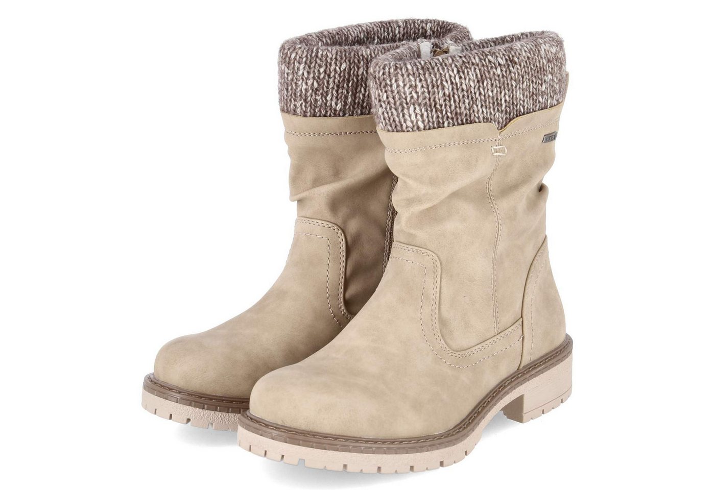 Jane Klain 254743000/328 Damen Textil & Synthetik braun Winterstiefel