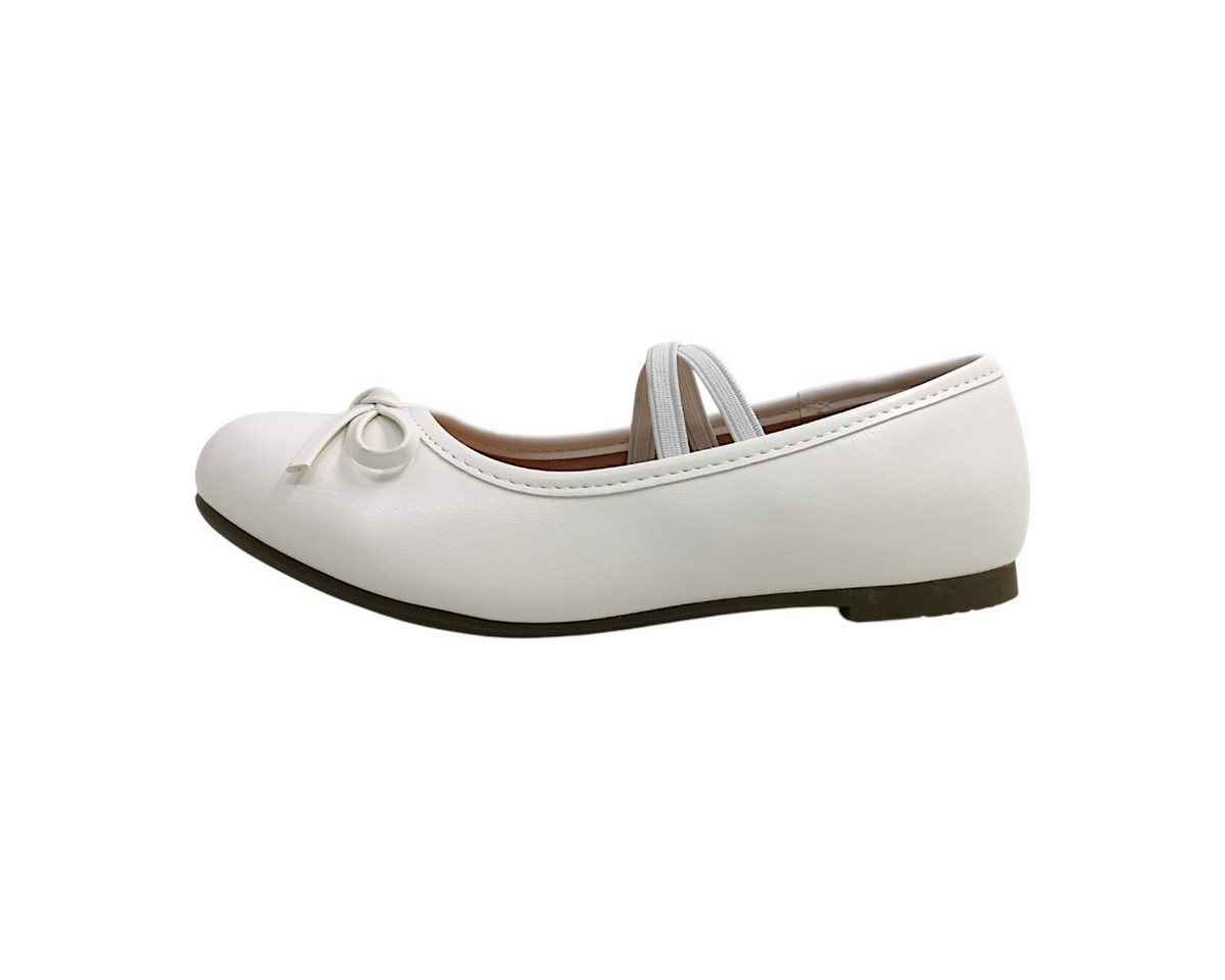 Jane Klain Ballerina Riemchenballerina (weiß)