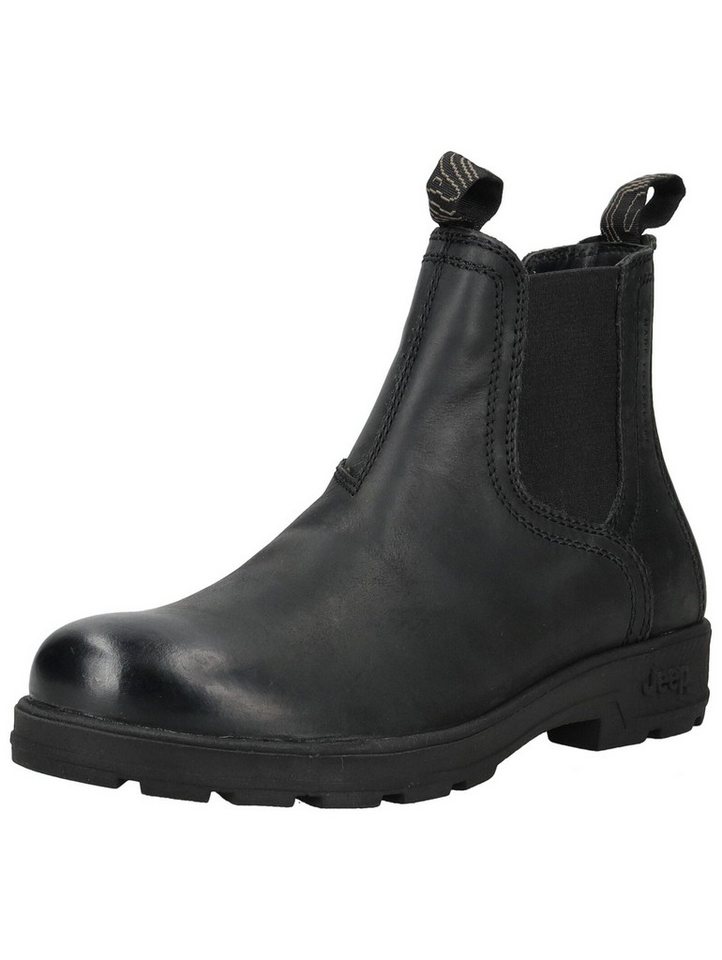 Jeep Stiefelette Leder/Textil Stiefelette