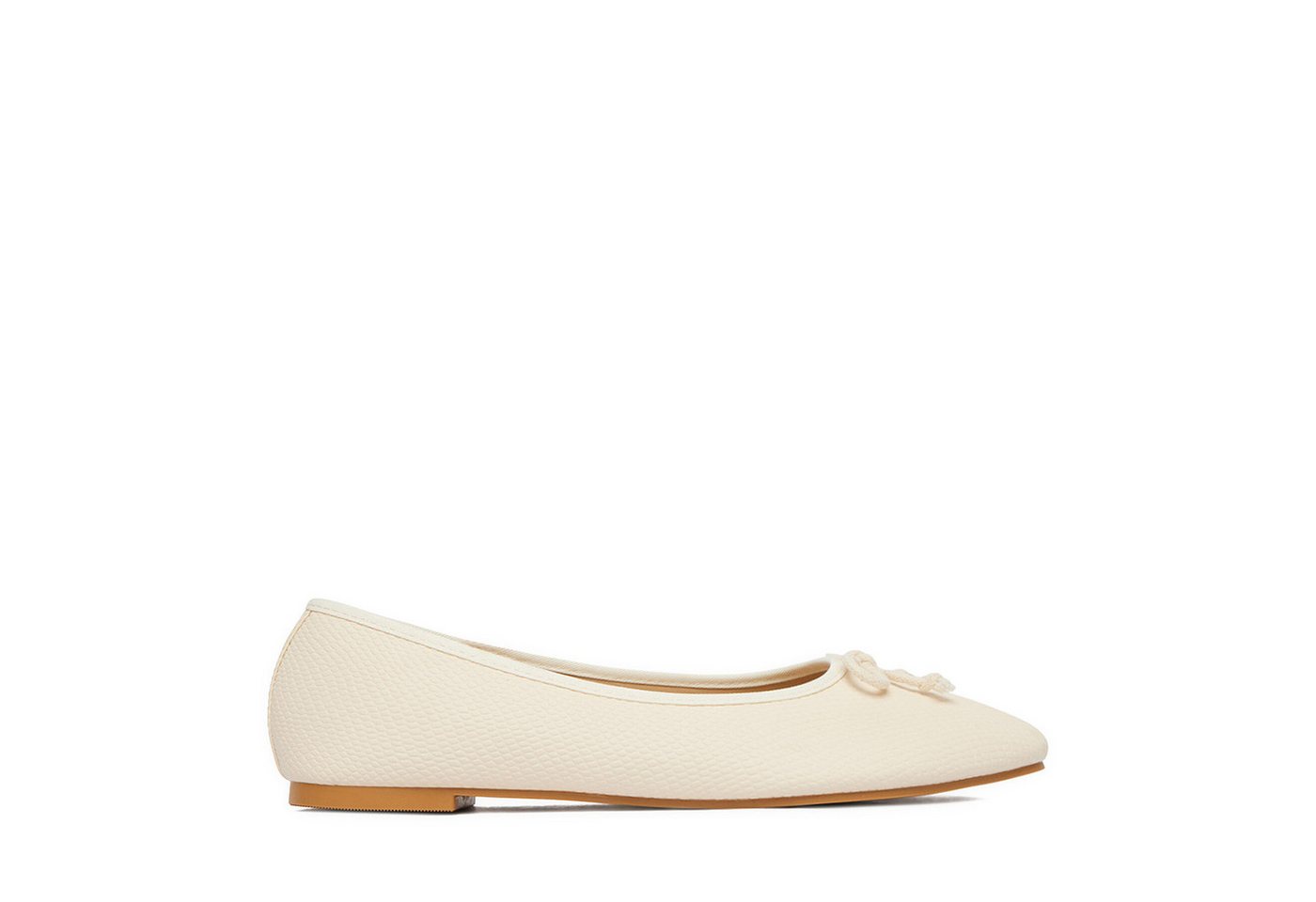 Jenny Damen-Ballerinas in Creme Ballerina