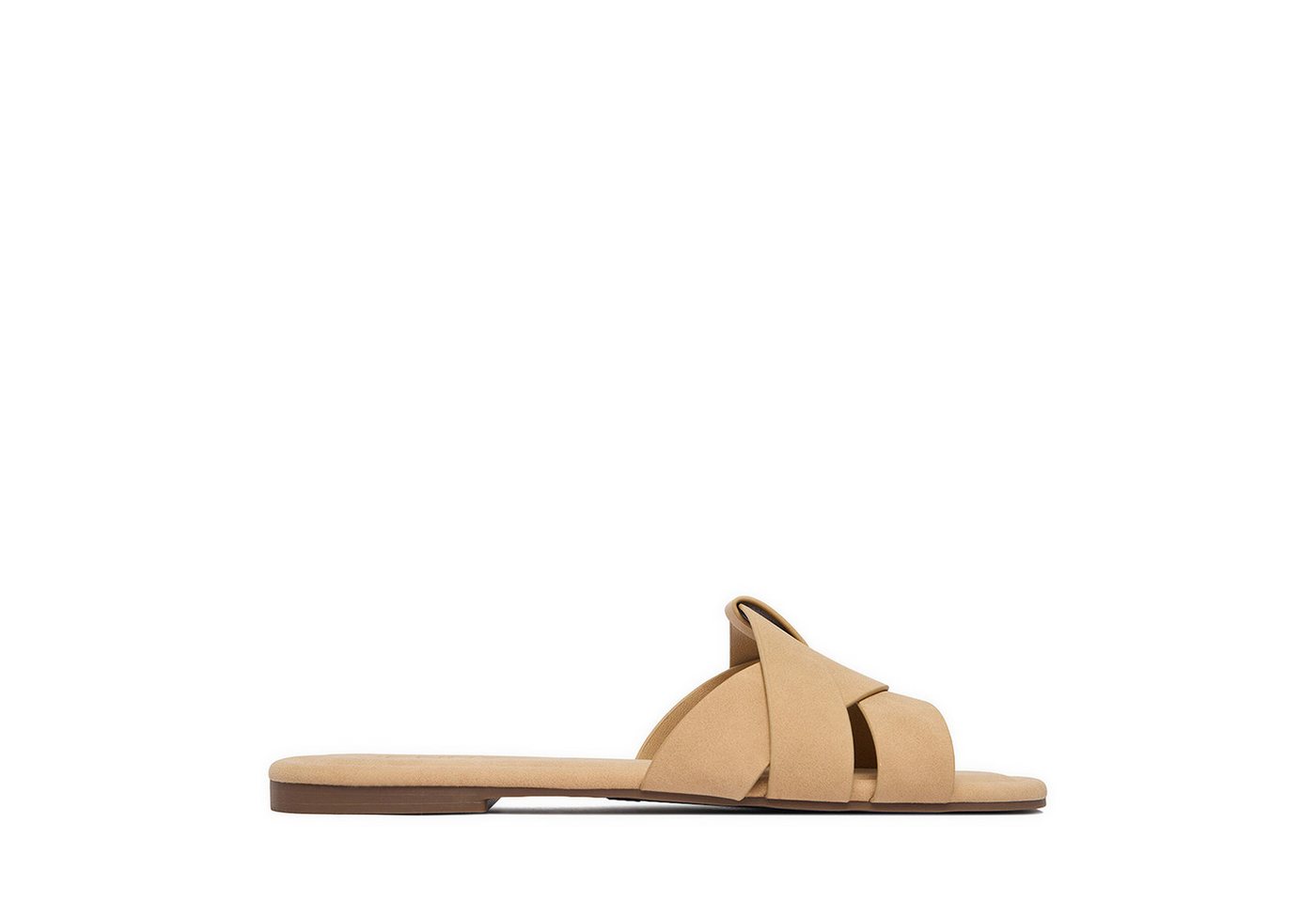 Jenny Damen-Flip-Flops, Beige Badepantolette (beige)