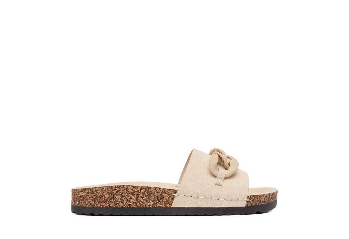 Jenny Damen-Flip-Flops, Beige Badepantolette (beige)