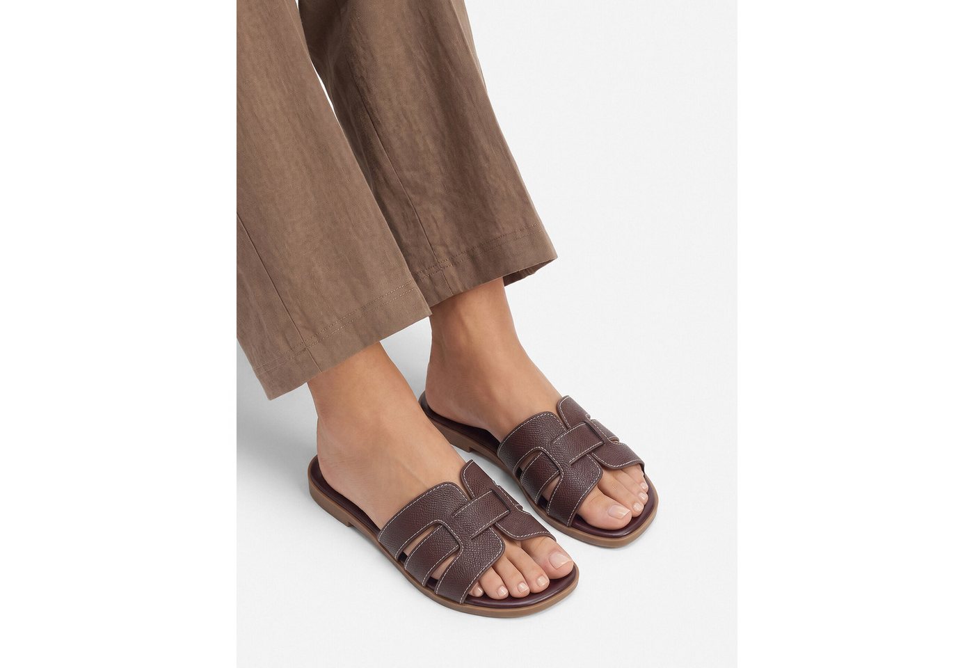Jenny Damen Flip-Flops Braun Badepantolette (braun)