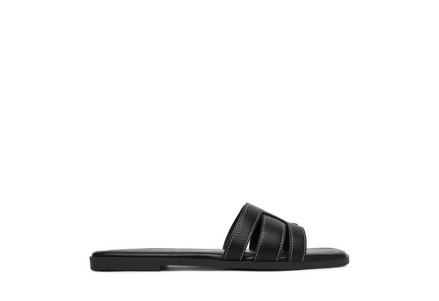 Jenny Damen-Flip-Flops, Schwarz Badepantolette