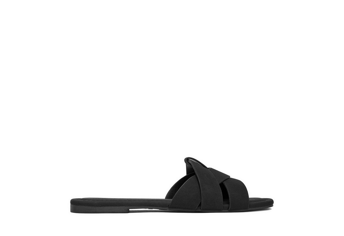 Jenny Damen-Flip-Flops, Schwarz Badepantolette (schwarz)