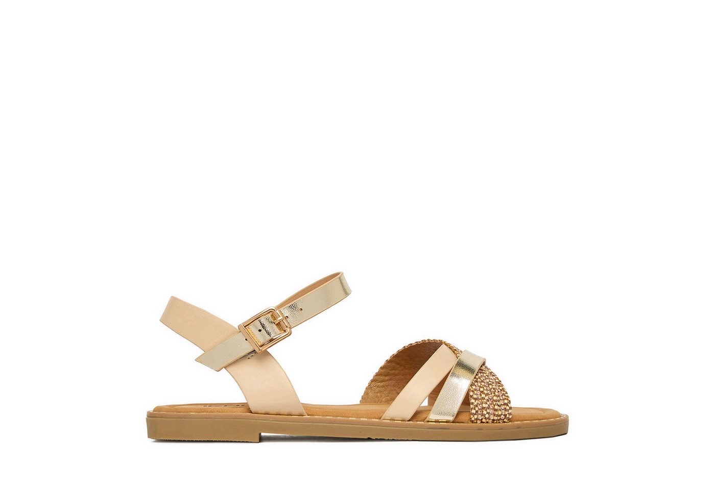 Jenny Damen-Sandalen Gold Sandale