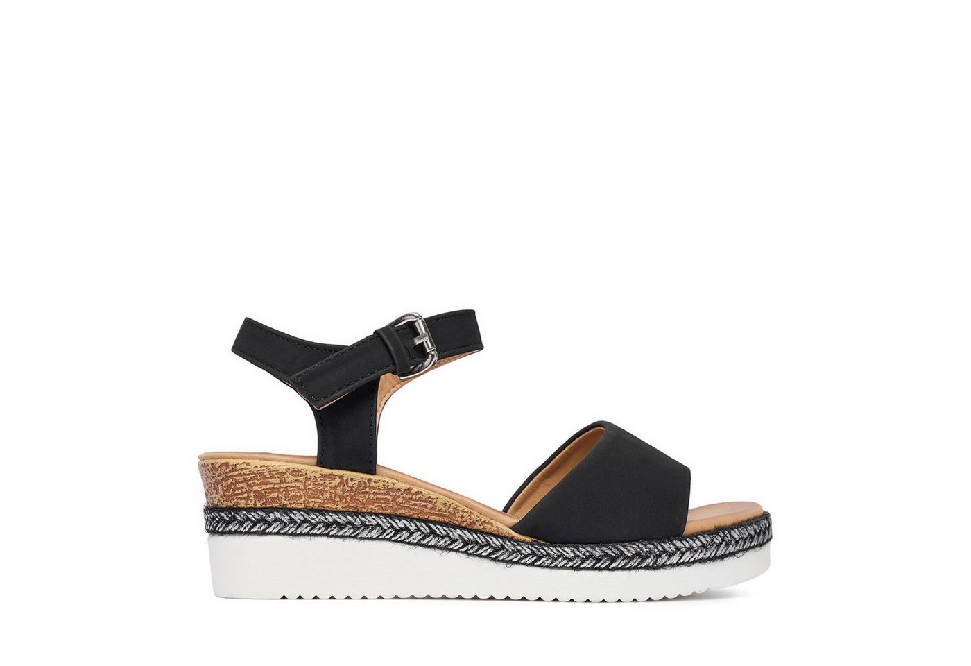 Jenny Damen-Sandalen Schwarz Sandale (schwarz)
